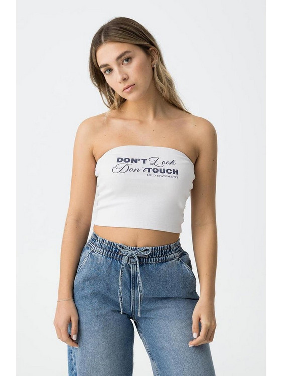 Tiffosi Παιδικό Crop Top Λευκό 10059212-001