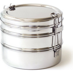 ECOlunchbox Δοχείο Φαγητού Inox 1.1lt Ασημί
