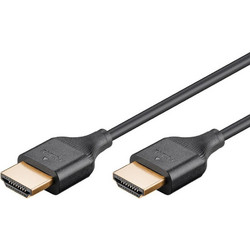 Goobay Καλώδιο HDMI 2.0 HDMI Male to HDMI Male 2m Black