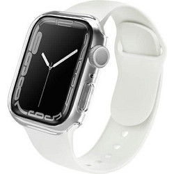 Uniq Legion Πλαστική Θήκη με Προστασία Οθόνης για Apple Watch 7 / 8 / 9 41mm Διαφανής