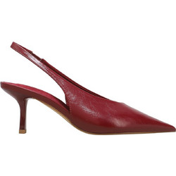 Corina Γόβες Slingback Δερμάτινες με Τακούνι Στιλέτο Μπορντό M5302