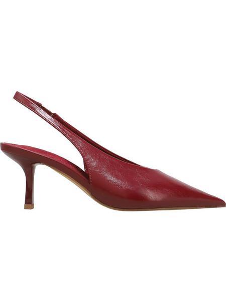 Corina Γόβες Slingback Δερμάτινες με Τακούνι Στιλέτο Μπορντό M5302
