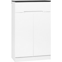 HOMCOM Παπουτσοθήκη Μοριοσανίδας Λευκή M60xΠ32xY100cm 837-288V00WT