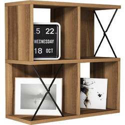 HomeMarkt Βιβλιοθήκη Τοίχου 60x24x60cm HM9520.02