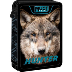 Must Wild Wolf Κασετίνα Γεμάτη με 2 Θήκες Μαύρη 571027
