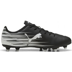 Puma Attacanto II FG/AG 108493-01 Ποδοσφαιρικά Παπούτσια με Τάπες Μαύρα Λευκά