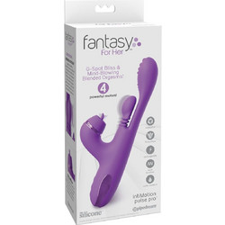Pipedream Fantasy For Her Intimotion Pulse Pro Δονητής Rabbit Μωβ