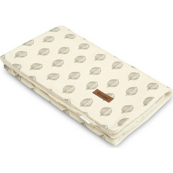 Sensillo Eco Leaves Plush Κουβέρτα Αγκαλιάς 80x100 Μπεζ 42920