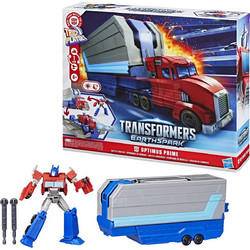 Hasbro Transformers Earthspark Optimus Prime Battle Trailer Φιγούρα Δράσης για 6+ Ετών
