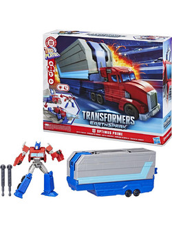 Hasbro Transformers Earthspark Optimus Prime Battle Trailer Φιγούρα Δράσης για 6+ Ετών