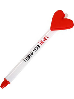 iTotal Hearts Στυλό Διαρκείας που Σβήνει 0.7mm Μπλε