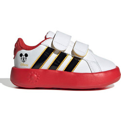 Adidas Mickey Mouse Grand Court 2.0 Παιδικά Sneakers Λευκά Κόκκινα JQ8070