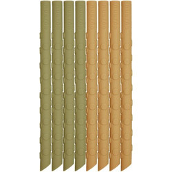Nuuroo Σετ Καλαμάκια Σιλικόνης Olive Green Yellow 8τμχ