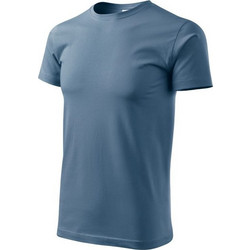 Malfini Ανδρικό Αθλητικό T-Shirt Μπλε MLI-13760