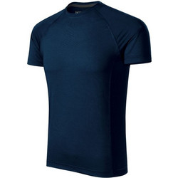 Malfini Ανδρικό Αθλητικό T-Shirt Navy Μπλε MLI-17502