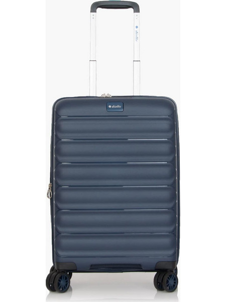 Dielle 100/55 Βαλίτσα Καμπίνας 55x36x20cm με 4 Ρόδες Μπλε