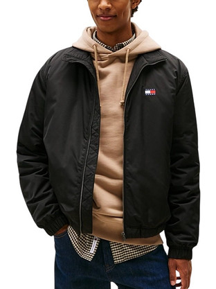Tommy Hilfiger Ανδρικό Μπουφάν Χειμωνιάτικο Bomber Μαύρο DM0DM21936-BDS