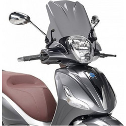 Givi 5606S Φιμέ Ζελατίνα Μηχανής για Piaggio Beverly 125 / 300 / 350 '10-'19 290x450mm GIVPIAZEL26
