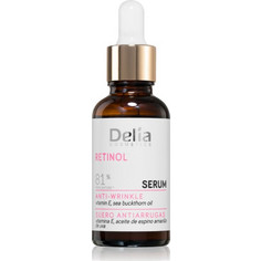 Delia Cosmetics Retinol Anti-Wrinkle Αντιγηραντικό Ενυδατικό Serum Προσώπου με Βιταμίνη E & Ρετινόλη 30ml