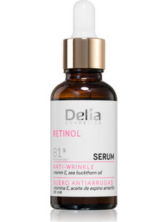Delia Cosmetics Retinol Anti-Wrinkle Αντιγηραντικό Ενυδατικό Serum Προσώπου με Βιταμίνη E & Ρετινόλη 30ml