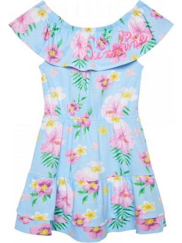 Original Marines Παιδικό Φόρεμα Floral Γαλάζιο Ροζ DDP3291F0-VAR.1F