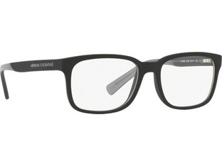 Armani Exchange AX3029 8182 Ανδρικός Σκελετός Γυαλιών Οράσεως Κοκάλινος Μαύρος
