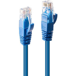 Lindy U/UTP Cat.6 Καλώδιο Δικτύου Ethernet 0.3m Blue 48015