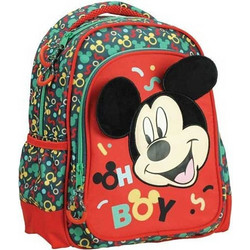 Gim Mickey Cook Σχολική Τσάντα Πλάτης Νηπιαγωγείου Πολύχρωμη 340-91054
