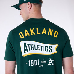 New Era Oakland Athletics Ανδρικό Αθλητικό T-Shirt Κυπαρισσί 60596214