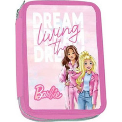 Gim Barbie Paints Κασετίνα Γεμάτη με 2 Θήκες Ροζ 349-89100