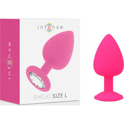Intense Shelki Large Πρωκτική Σφήνα Diamond Plug 9.2cm Ροζ D-216060