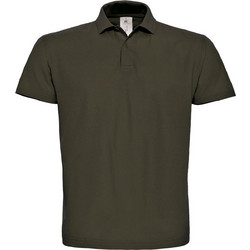 B&C Collection Ανδρική Μπλούζα Polo Κοντομάνικη Σοκολατί PUI10
