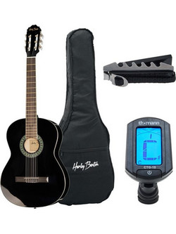 Harley Benton CG200 Black Bundle