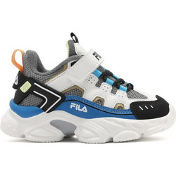 Fila Memory Spinel 3 Παιδικά Sneakers Γκρι Μπλε 7YF33002-312