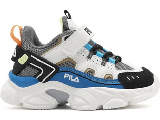 Fila Memory Spinel 3 Παιδικά Sneakers Γκρι Μπλε 7YF33002-312