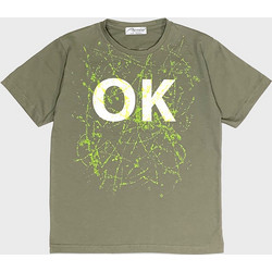 Cotton Planet Παιδικό T-Shirt Κοντομάνικο Χακί 22410051