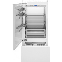 Bertazzoni REF905BBLPTT/24 Εντοιχιζόμενος Ψυγειοκαταψύκτης 556lt Full No Frost Υ212xΠ89.9xΒ61cm Λευκός