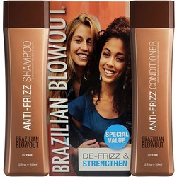 Brazilian Blowout Σετ Περιποίησης Μαλλιών Conditioner 350ml + Σαμπουάν 350ml
