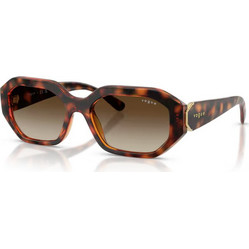 Vogue VO5675S W65613 Γυναικεία Γυαλιά Ηλίου Πολυγωνικά Κοκάλινα Ταρταρούγα με Καφέ Φακό
