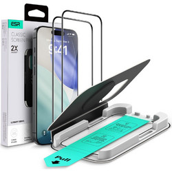 ESR Ultrafit Tempered Glass 2-pack (iPhone 16 Pro / 17)