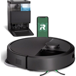 iRobot Roomba Plus 405 Combo Black Σκούπα Ρομπότ για Σκούπισμα & Σφουγγάρισμα με Wi-Fi
