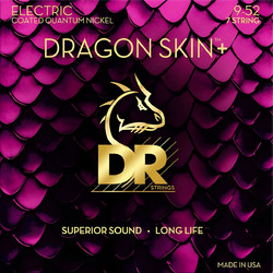 DR Strings Dragon Skin+ Σετ 7 Χορδές Ηλεκτρικής Κιθάρας Nickel Plated Steel 9-52" Light Tension
