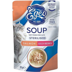 Egeo Pet Food Soup Sterilised with Salmon & Goji Berry 85gr