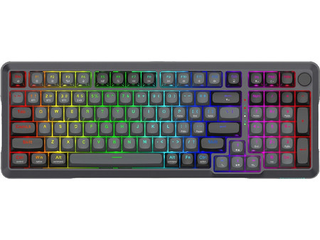 Redragon Bragi Pro K688 Ασύρματο Μηχανικό Gaming Πληκτρολόγιο RGB Black