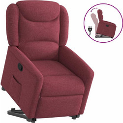 vidaXL Πολυθρόνα Relax με Υποπόδιο Ανακλινόμενη Μπορντό 3303197