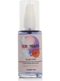 Inebrya Ice Cream Dry-T Fluid Star Ξηρό Λάδι Μαλλιών για Επανόρθωση 60ml