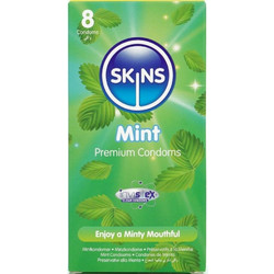 Skins Mint Προφυλακτικά με Λιπαντικό 8τμχ