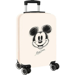 Safta Mickey Mouse Baby 622525851 Παιδική Βαλίτσα Καμπίνας 55x34.5x20cm Μπεζ