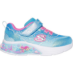 Skechers Παιδικά Sneakers με Φωτάκια Τιρκουάζ Φούξια 303061N-BLMT