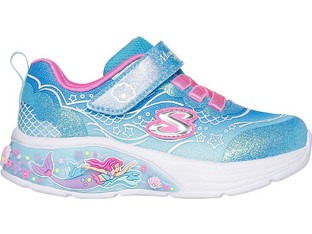 Skechers Παιδικά Sneakers με Φωτάκια Τιρκουάζ Φούξια 303061N-BLMT
